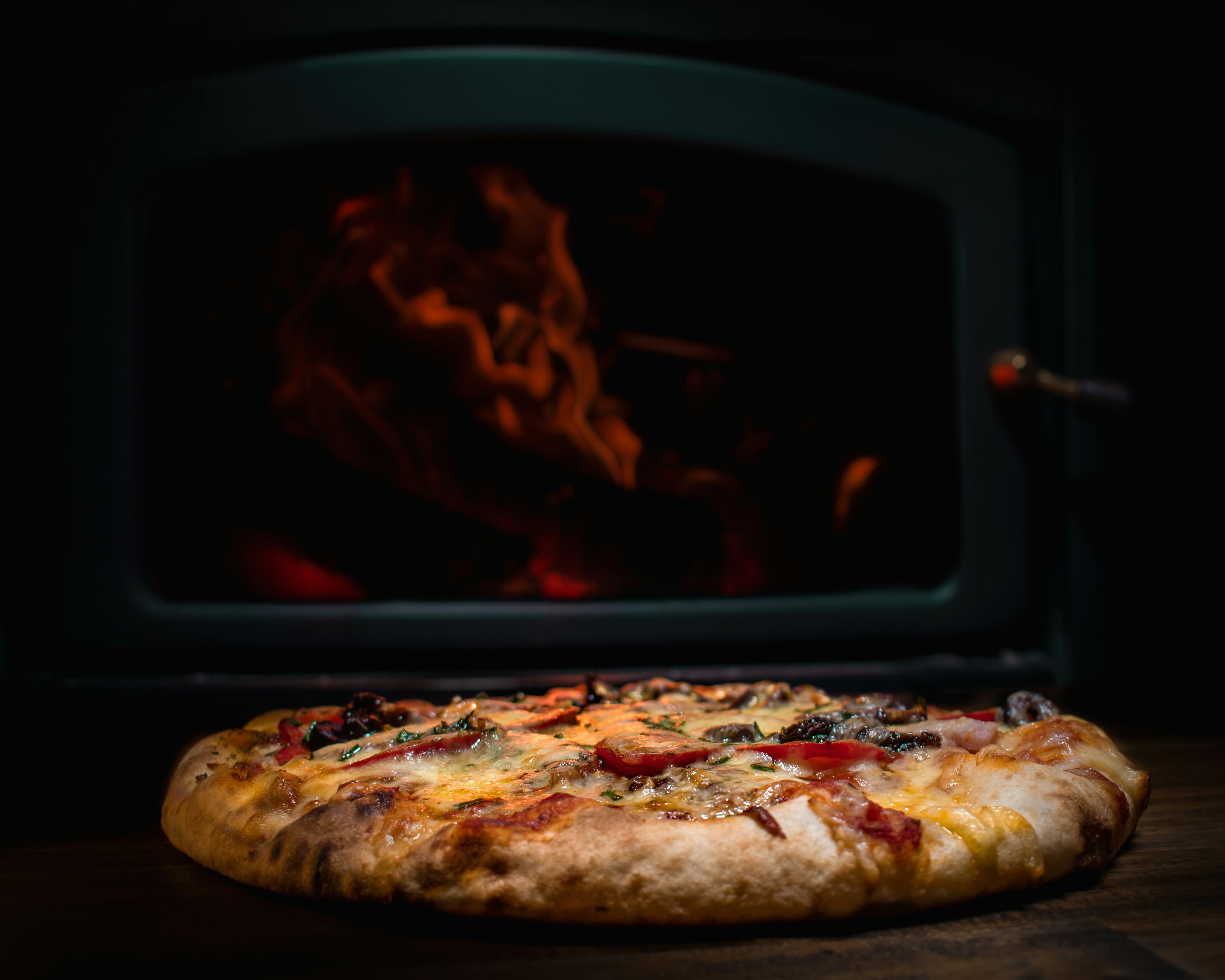En pizza från LaBella Pizza i Göteborg